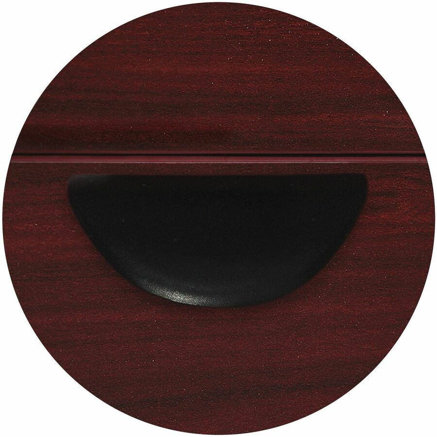 Image of Lorell Right Return, F/F, 48"Wx24"Dx29"H, Mahogany