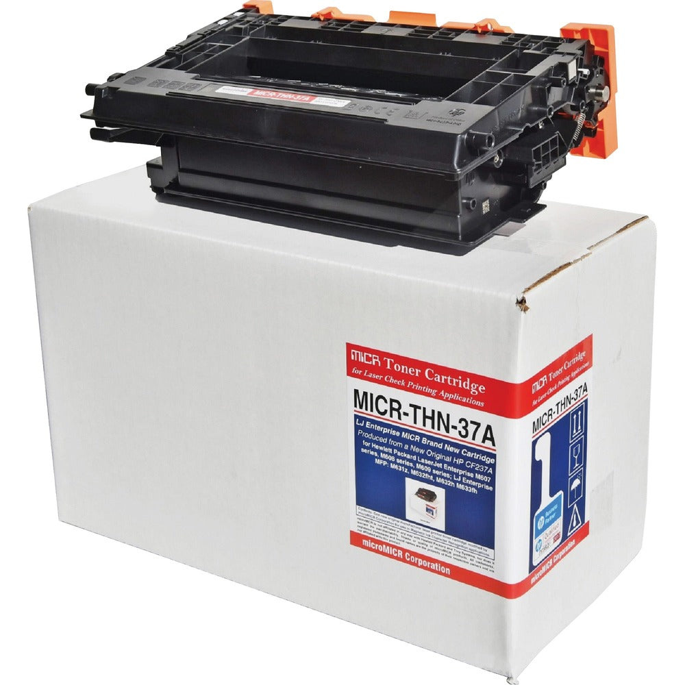 Image of MicroMICR MICR Toner Cartridge, f/ HP 37A, 11,000 Pg Yield, BK