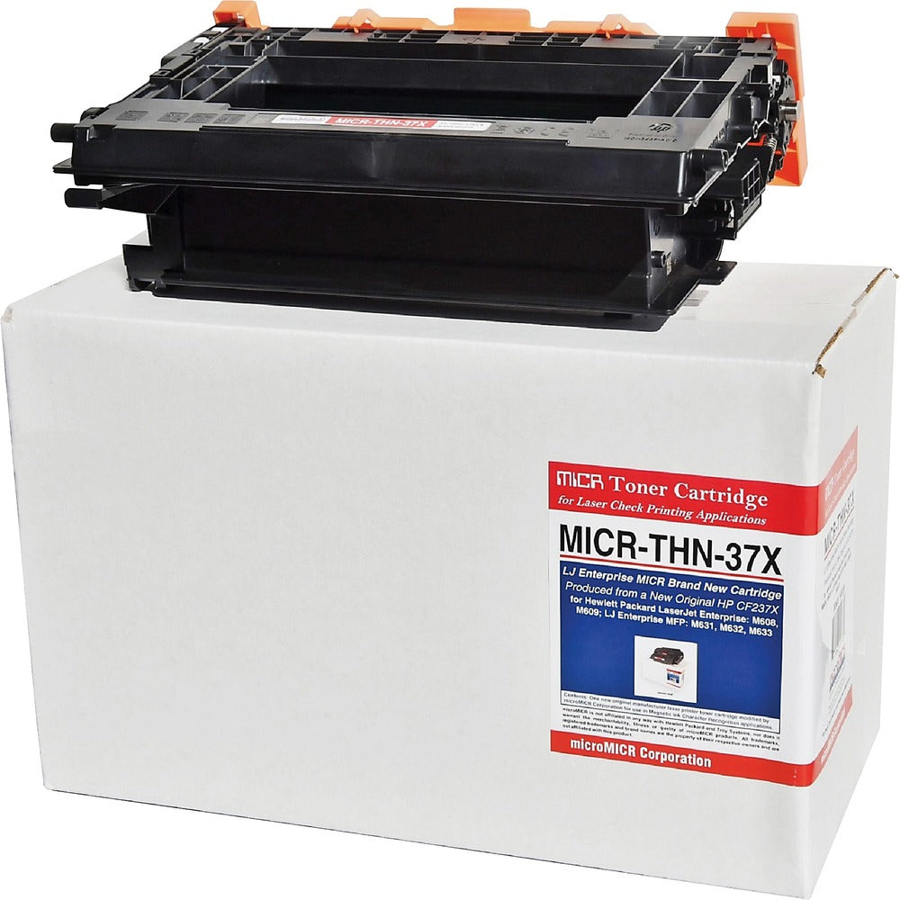 Image of MicroMICR MICR Toner Cartridge, f/ HP 37X, 25,000 Pg Yield, BK