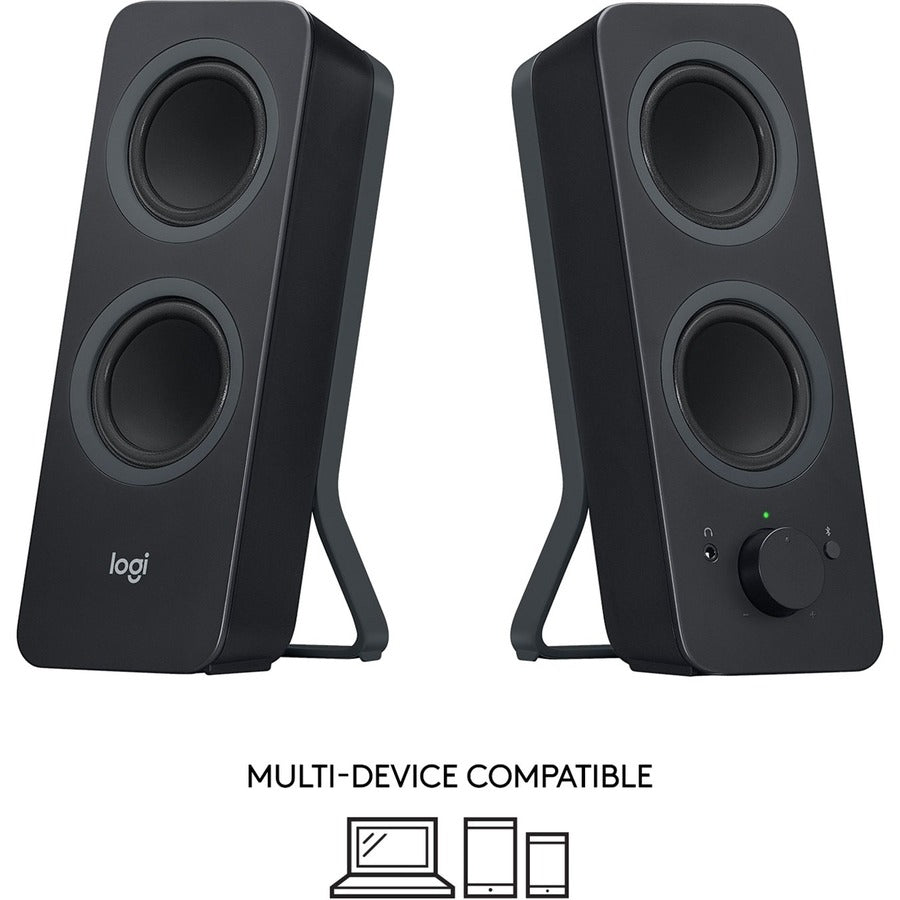 Image of Logitech Z207 Stereo Speakers with Bluetooth, 1 Set