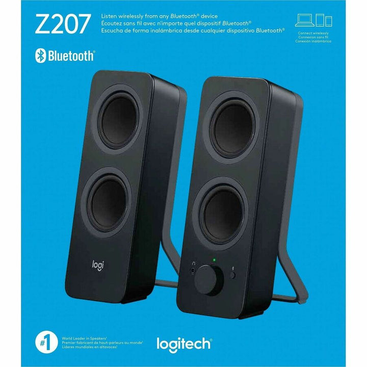 Image of Logitech Z207 Stereo Speakers with Bluetooth, 1 Set