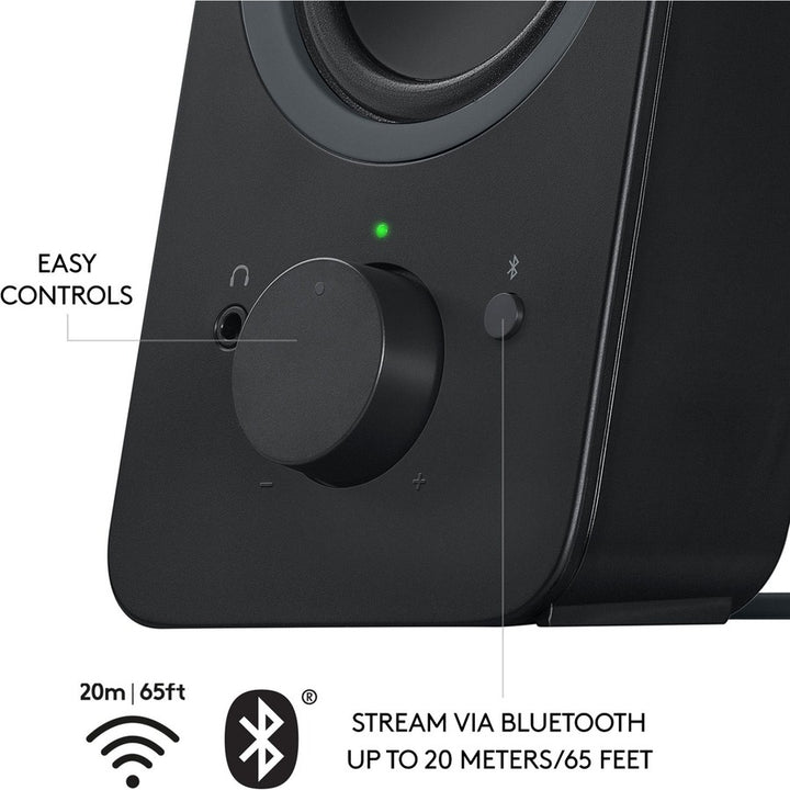 Image of Logitech Z207 Stereo Speakers with Bluetooth, 1 Set