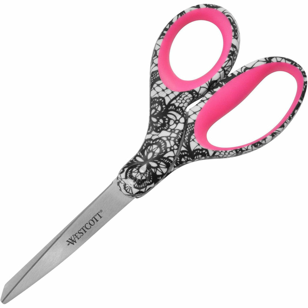 Image of Acme United Corporation Scissors, Decorative Handles, 3-1/2"Wx8"Lx1/2"H, AST
