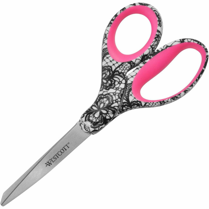 Image of Acme United Corporation Scissors, Decorative Handles, 3-1/2"Wx8"Lx1/2"H, AST