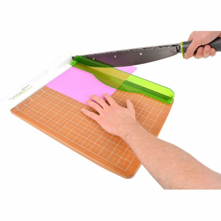 Image of Westcott® Carbotitanium Guillotine Paper Trimmer, 30 Sheets, 15" Cut Length, Metal/wood Composite Base, 15 X 25