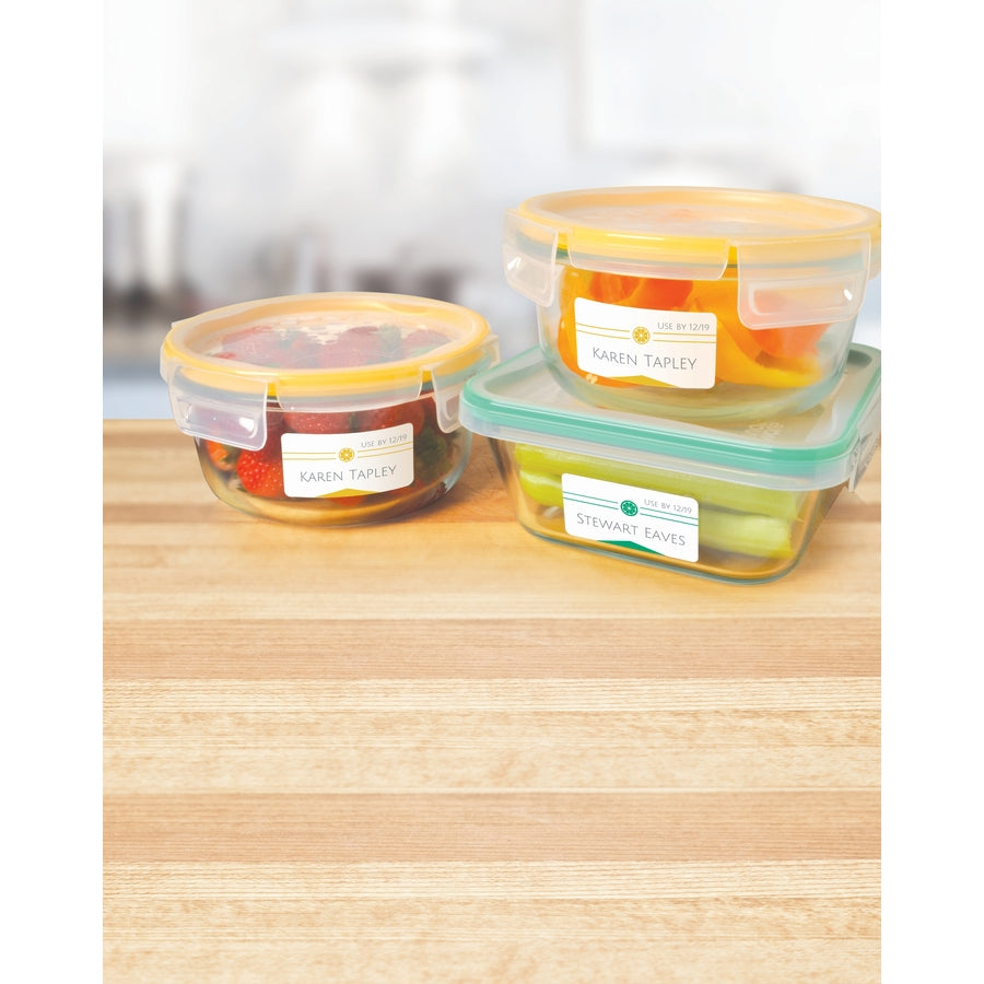 Image of Avery® White Dissolvable Labels w/ Sure Feed, 1.25 x 2.38, White, 90/PK