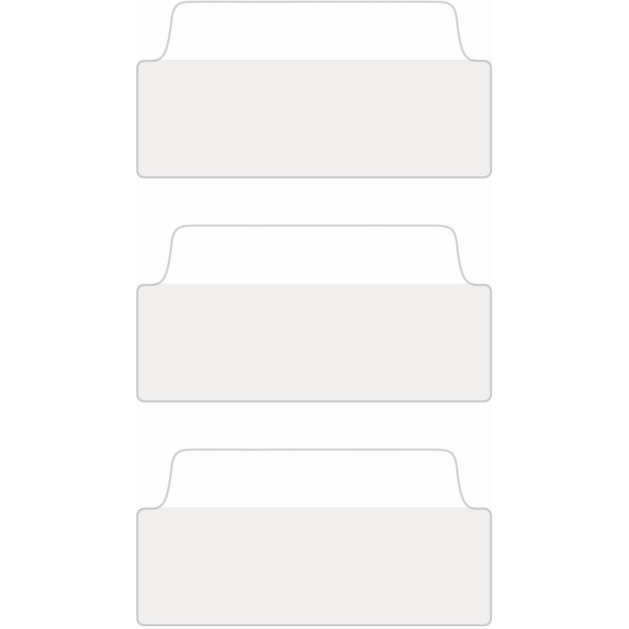 Image of Avery® Ultra Tabs Repositionable Tabs, Wide and Slim: 3" x 1.5", 1/3-Cut, White, 24/Pack