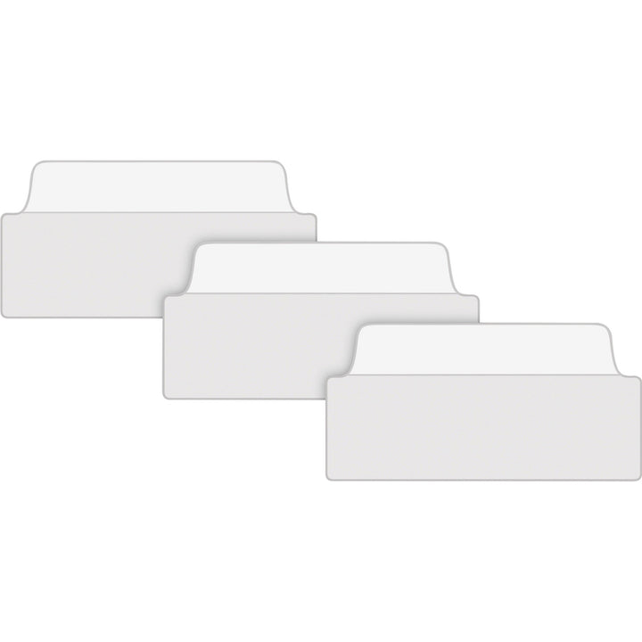 Image of Avery® Ultra Tabs Repositionable Tabs, Wide and Slim: 3" x 1.5", 1/3-Cut, White, 24/Pack