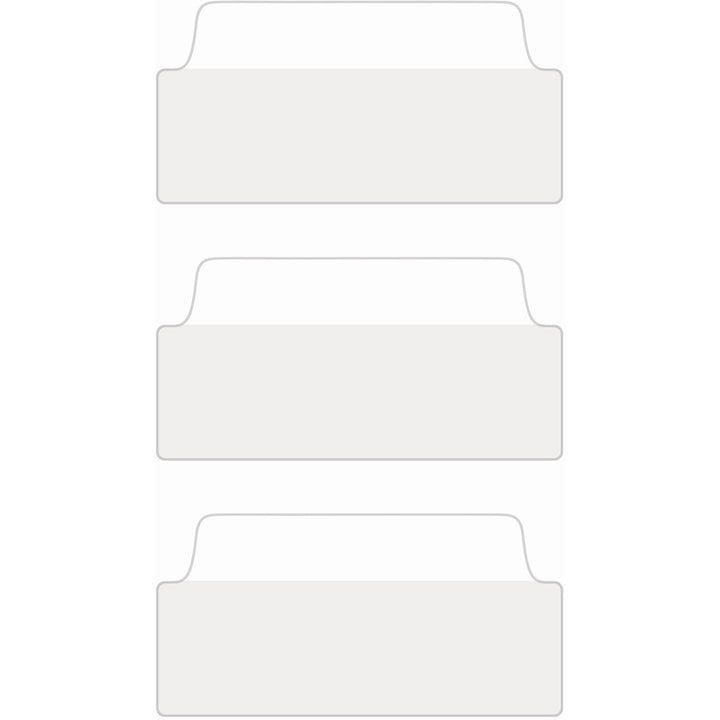 Image of Avery® Ultra Tabs Repositionable Tabs, Wide and Slim: 3" x 1.5", 1/3-Cut, White, 24/Pack