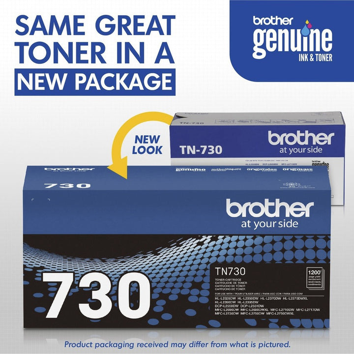 Image of Brother TN-730 Toner Cartridge, 1200 Pages, 1 Each