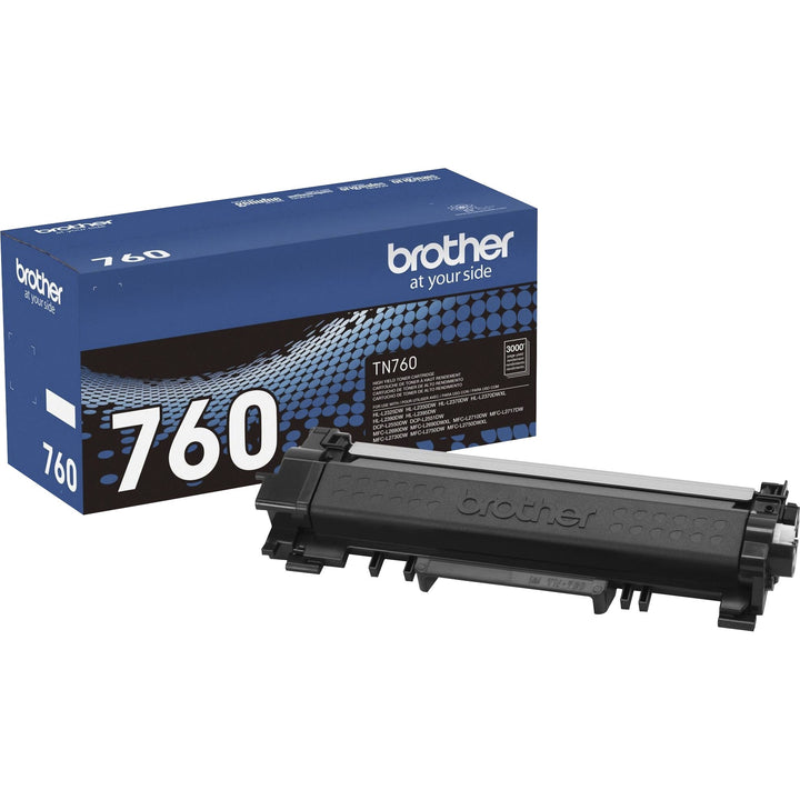 Image of Brother TN-760 Toner Cartridge, 3000 Pages, 1 Each