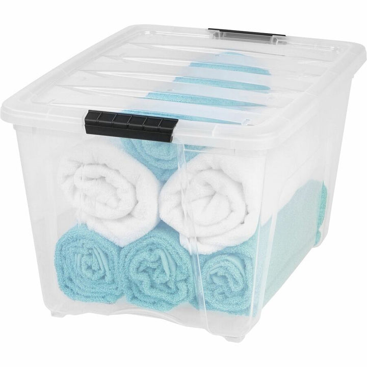 Image of Iris Stack and Pull Box, 53-Quart, 16-1/2"Wx22"Lx13"H, 6BX/CT, CL