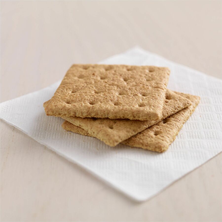 Image of Kellogg's 38406 Grahams Honey Crackers, Individually Wrapped, Honey, 0.49 oz, 2/Pack, 200 / Carton