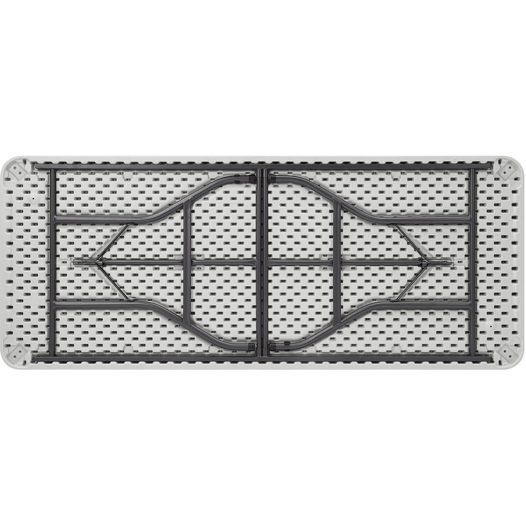 Image of Lorell Folding Table, 750 lb Capacity, 72"x30"x29-1/4", Platinum