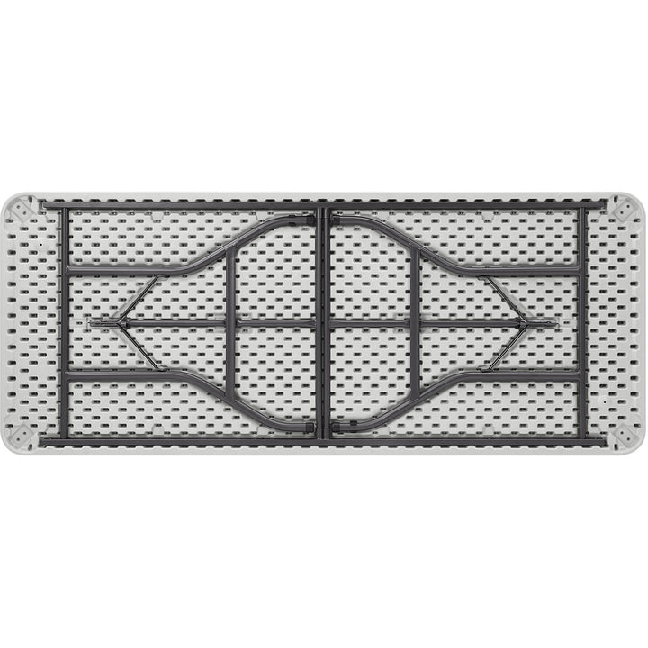 Image of Lorell Folding Table, 750 lb Capacity, 72"x30"x29-1/4", Platinum