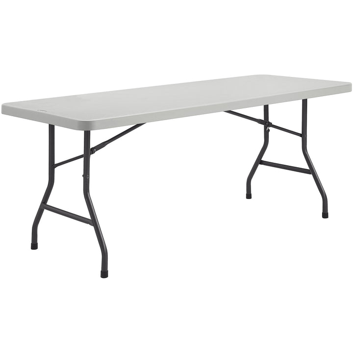 Image of Lorell Folding Table, 750 lb Capacity, 72"x30"x29-1/4", Platinum