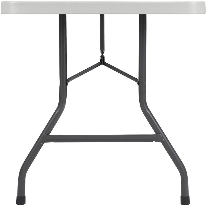 Image of Lorell Folding Table, 1000 lb Capacity, 96"x30"x29-1/4", Platinum