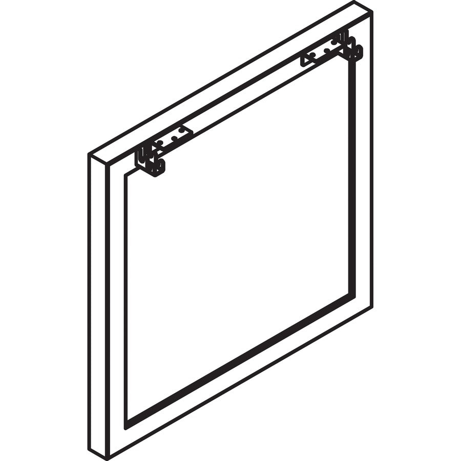 Image of Lorell Side Leg,Desk-height, f/23-5/8"D Desktop,23-1/4"x28-1/2", SR