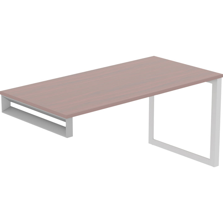 Image of Lorell 16206 Relevance Series Short Side Leg Frame, 5.3" H x 23.1" Width, Finish: Silver, Adjustable Feet, Leveler, For Office, 1 Each