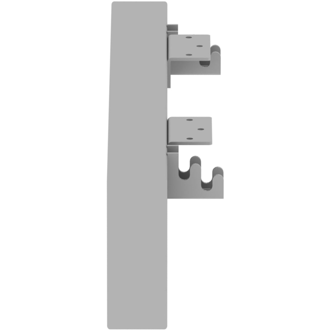 Image of Lorell 16206 Relevance Series Short Side Leg Frame, 5.3" H x 23.1" Width, Finish: Silver, Adjustable Feet, Leveler, For Office, 1 Each