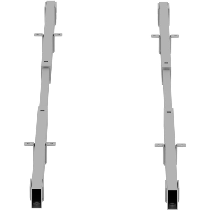 Image of Lorell Crossbar Set, f/Leg Frame, Adj., 43"W to 67"W, 2/ST, SR
