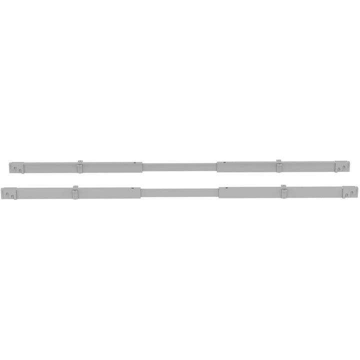Image of Lorell Crossbar Set, f/Leg Frame, Adj., 43"W to 67"W, 2/ST, SR
