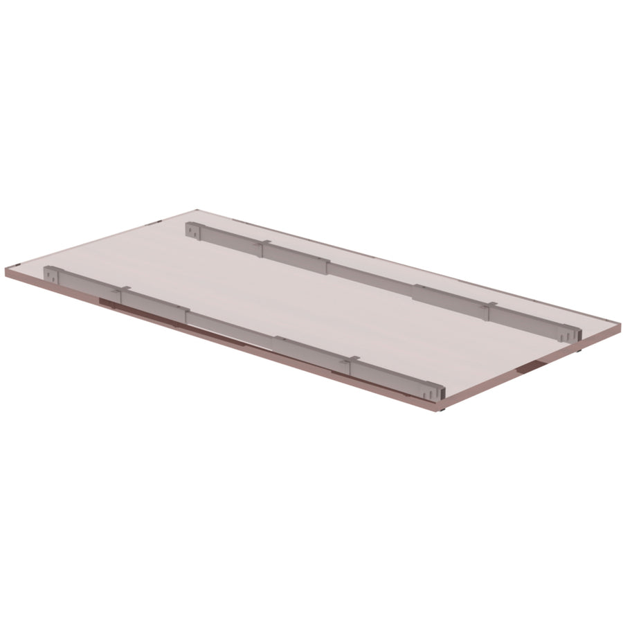 Image of Lorell Crossbar Set, f/Leg Frame, Adj., 43"W to 67"W, 2/ST, SR