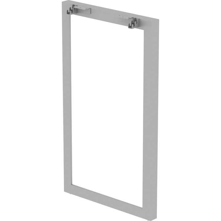 Image of Lorell Side Leg Frame, f/Standing Height, 23-1/4"x40-3/8", Silver