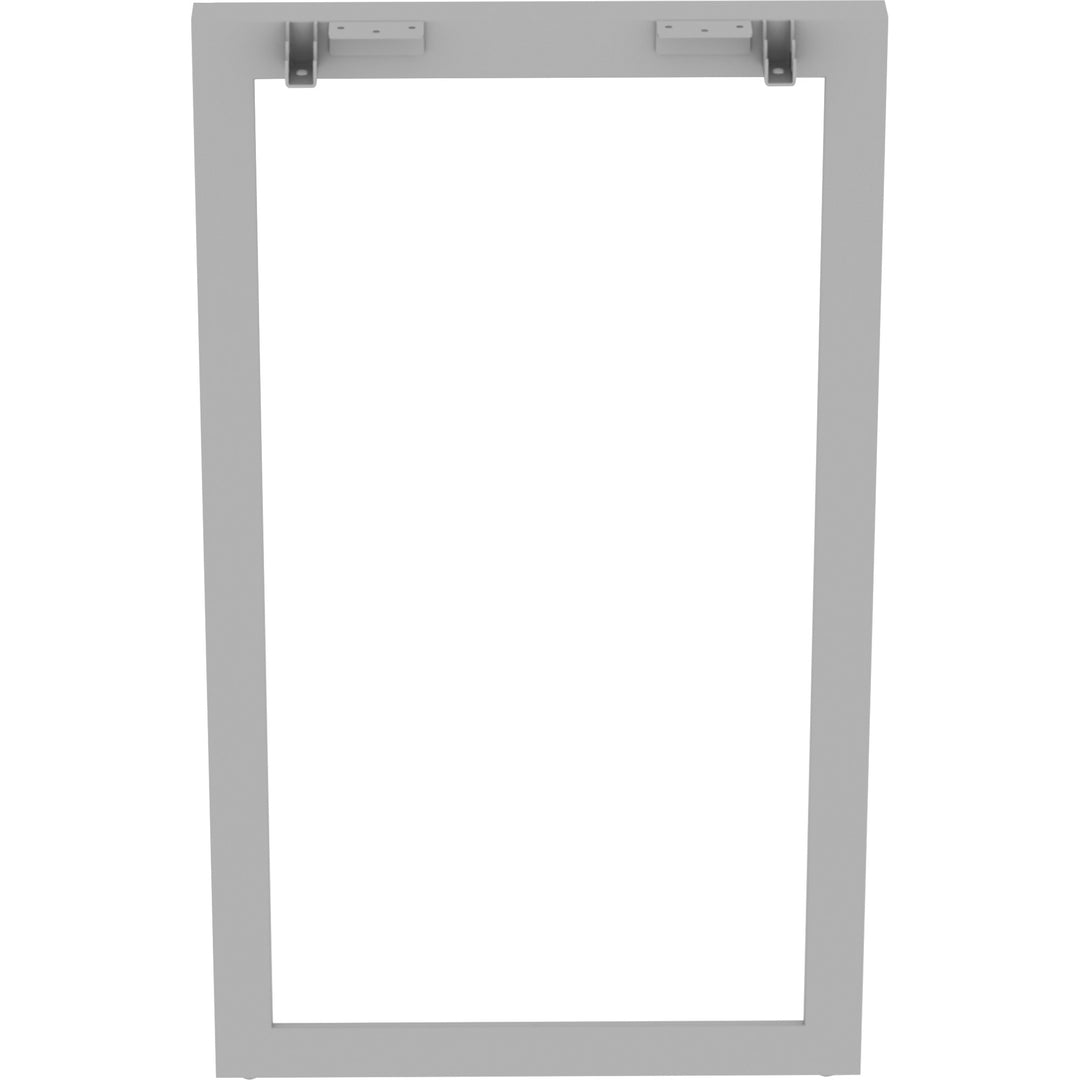 Image of Lorell Side Leg Frame, f/Standing Height, 23-1/4"x40-3/8", Silver