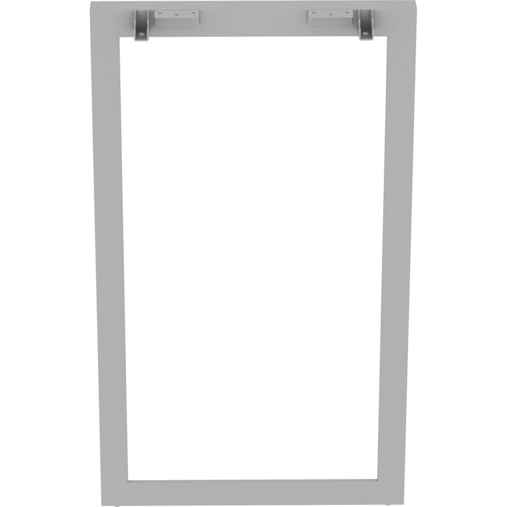 Image of Lorell Side Leg Frame, f/Standing Height, 23-1/4"x40-3/8", Silver