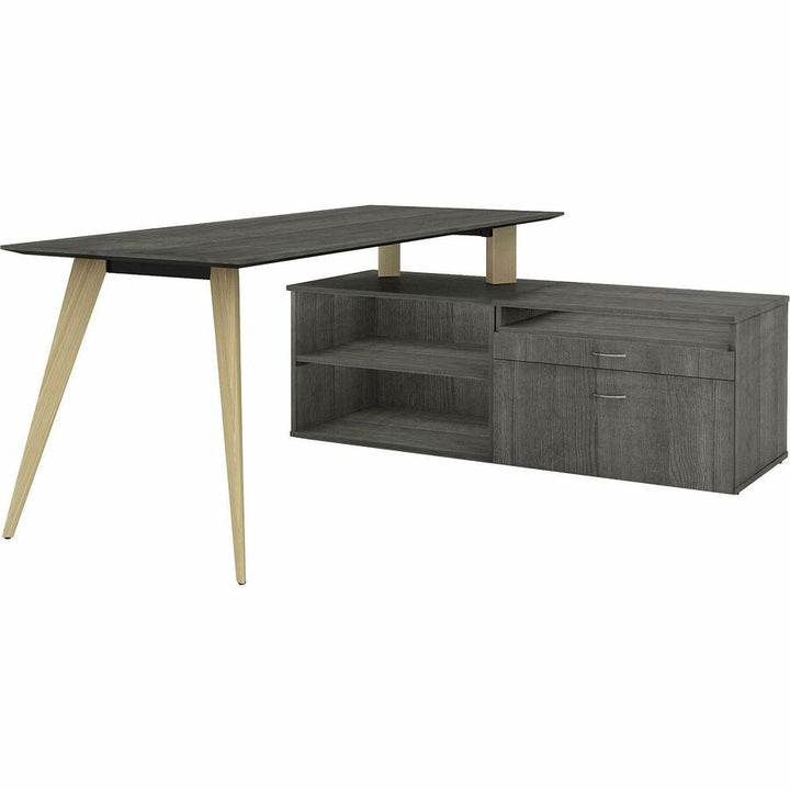 Image of Lorell Storage Cabinet Credenza, w/No Door, 29-1/2"x22"x23-1/8",CCL
