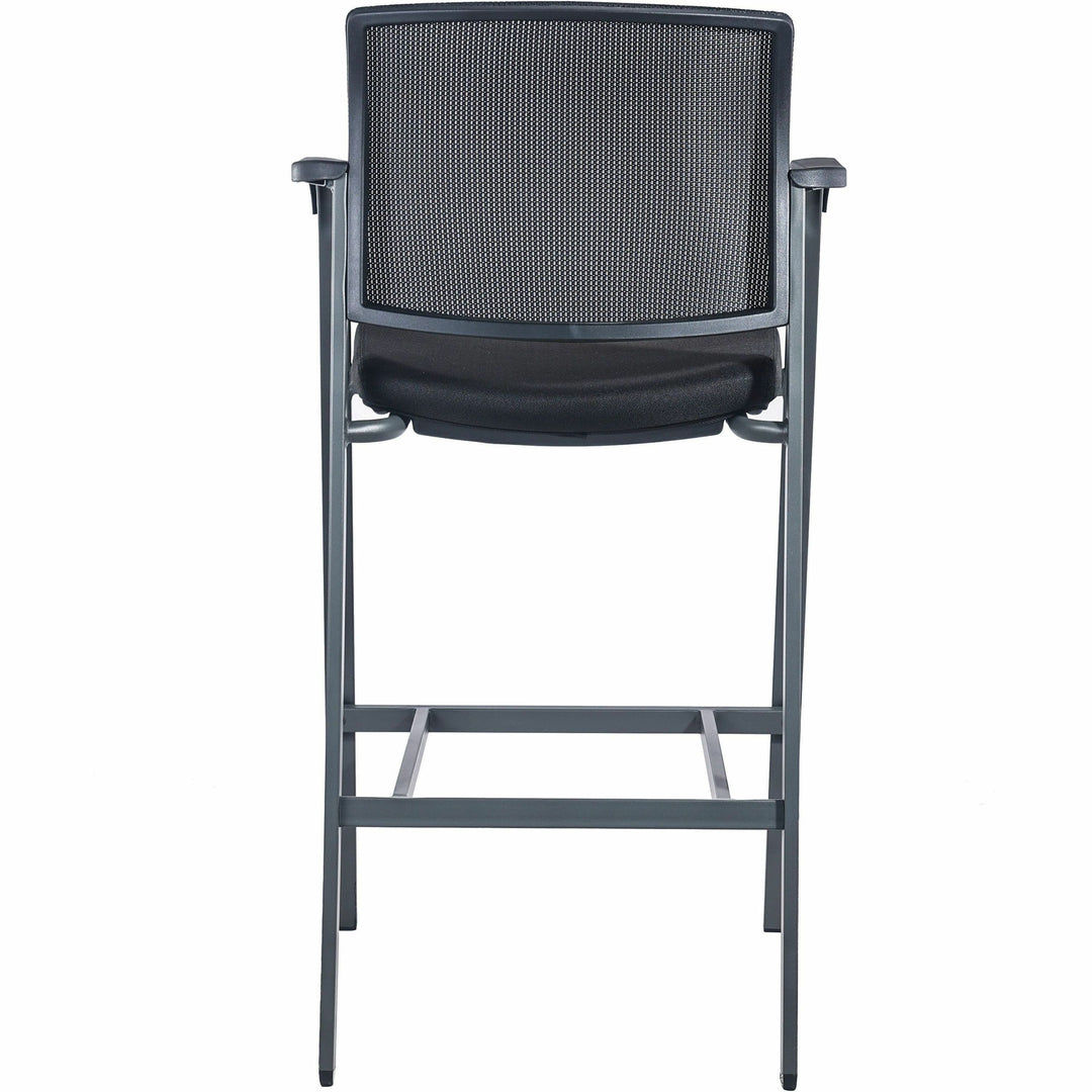 Image of Lorell Stool, f/Guests, Mesh Back, 23-5/8"x22-78"x42-7/8", Black