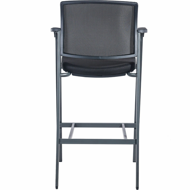 Image of Lorell Stool, f/Guests, Mesh Back, 23-5/8"x22-78"x42-7/8", Black
