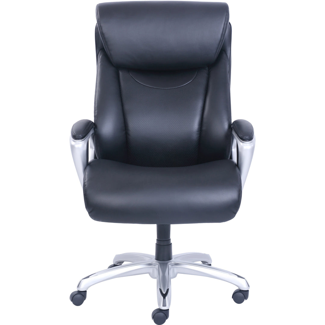 Image of Lorell Chair, Big&Tall, Hvy-duty Arms, 28-1/2"x31-1/2"x48-1/4", BK