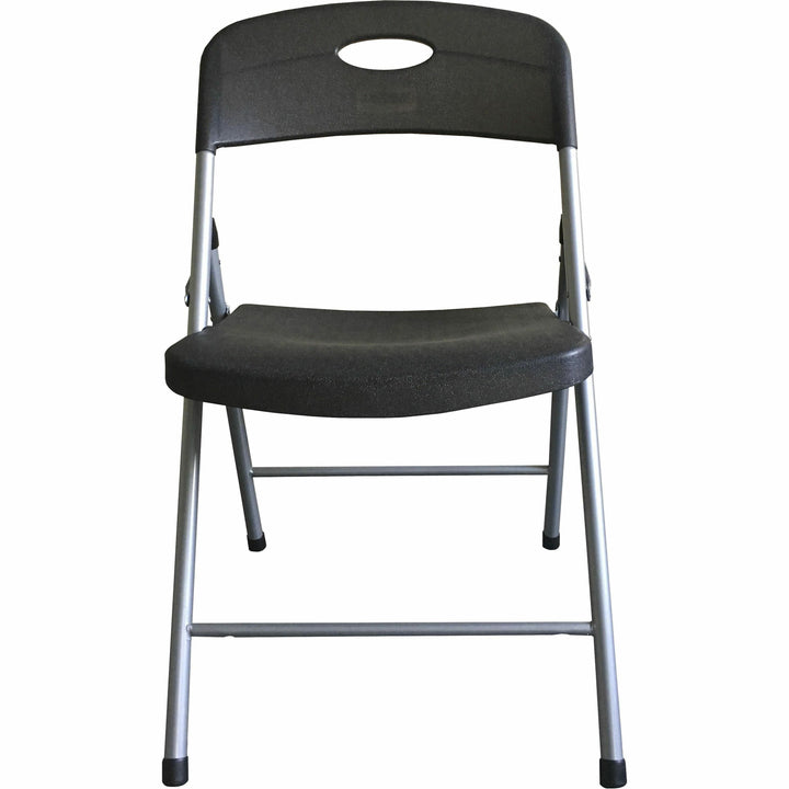 Image of Lorell Chairs,Folding,225 lb Cap,19-3/4"x18-1/4"x31",4/CT,Smoke