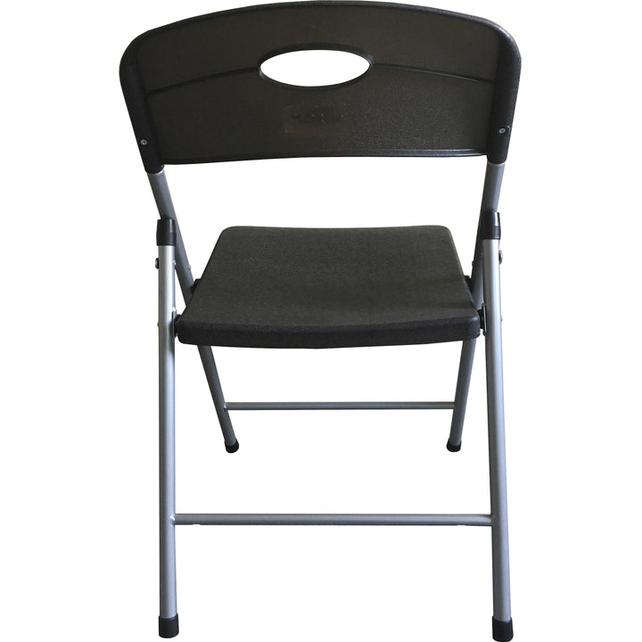 Image of Lorell Chairs,Folding,225 lb Cap,19-3/4"x18-1/4"x31",4/CT,Smoke