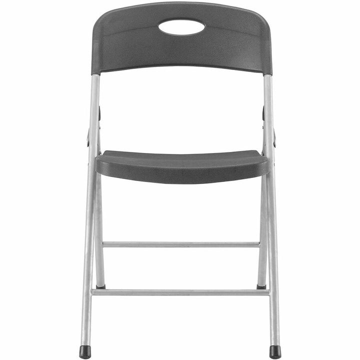 Image of Lorell Chairs,Folding,225 lb Cap,19-3/4"x18-1/4"x31",4/CT,Smoke
