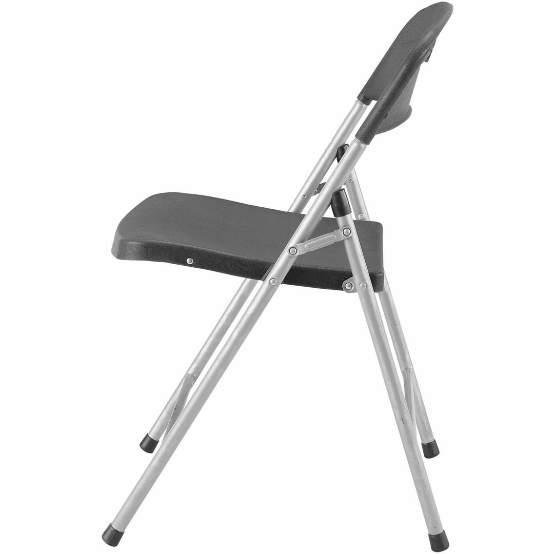 Image of Lorell Chairs,Folding,225 lb Cap,19-3/4"x18-1/4"x31",4/CT,Smoke