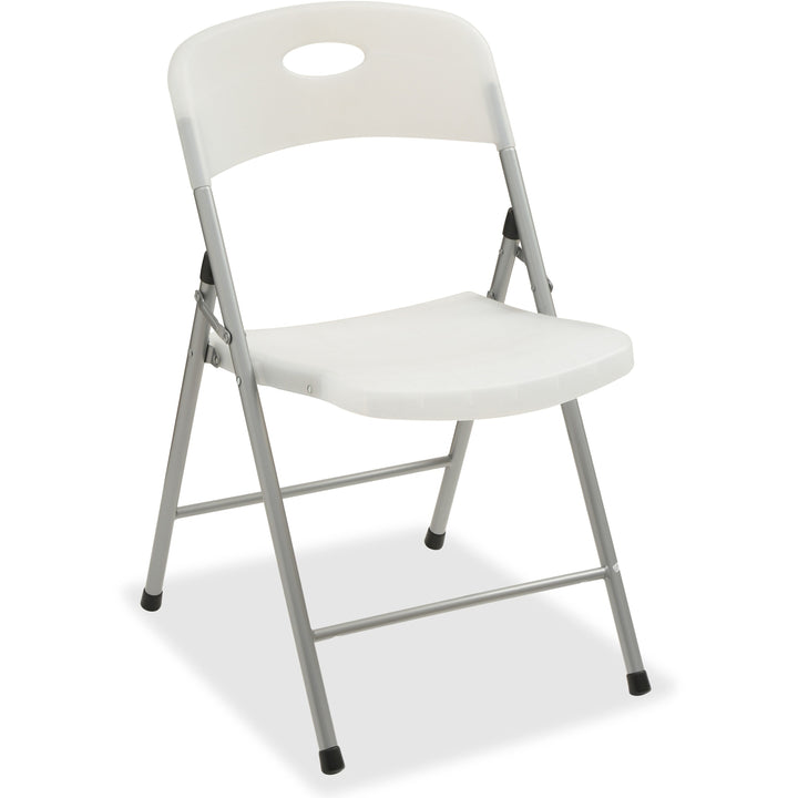 Image of Lorell Chairs,Folding,225 lb Cap,19-3/4"x18-1/4"x31",4/CT,Clear