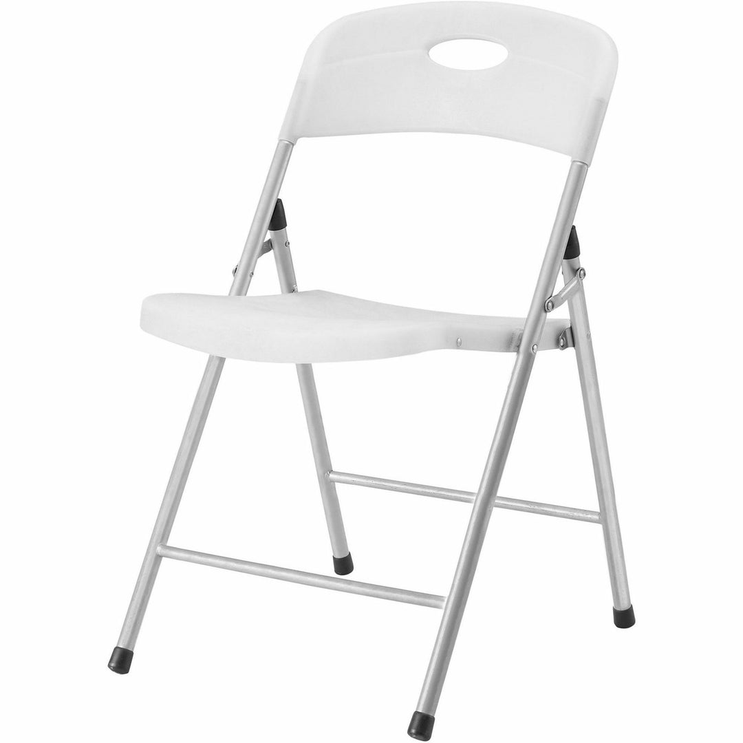 Image of Lorell Chairs,Folding,225 lb Cap,19-3/4"x18-1/4"x31",4/CT,Clear