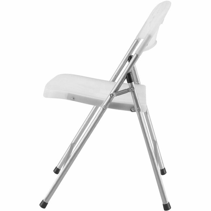 Image of Lorell Chairs,Folding,225 lb Cap,19-3/4"x18-1/4"x31",4/CT,Clear