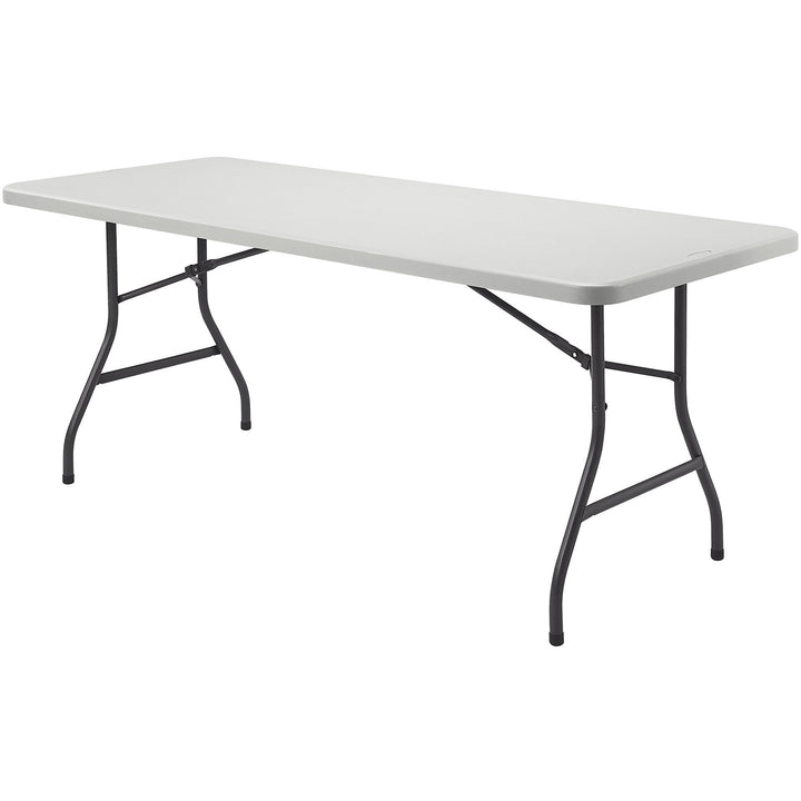 Image of Lorell Banquet Table,Light Duty,600 lb Cap.,96"x30"x29",PM/GY