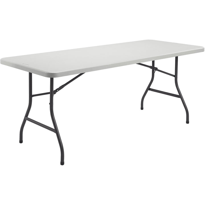 Image of Lorell Banquet Table,Light Duty,600 lb Cap.,96"x30"x29",PM/GY