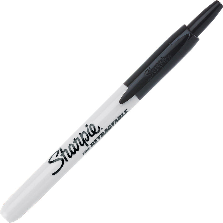 Image of Sharpie 1926876 Fine Point Retractable Markers, Retractable, Black Ink, 36 / Box