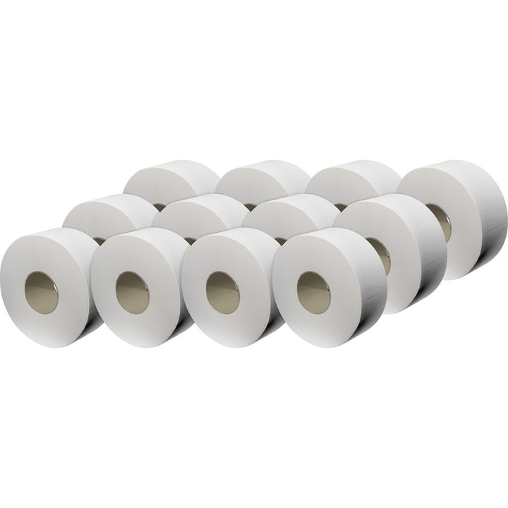 Image of Solaris Paper, Inc. Bath Tissue, 2-Ply, Jumbo Size, 3.3"Wx850'L, 12/CT, White
