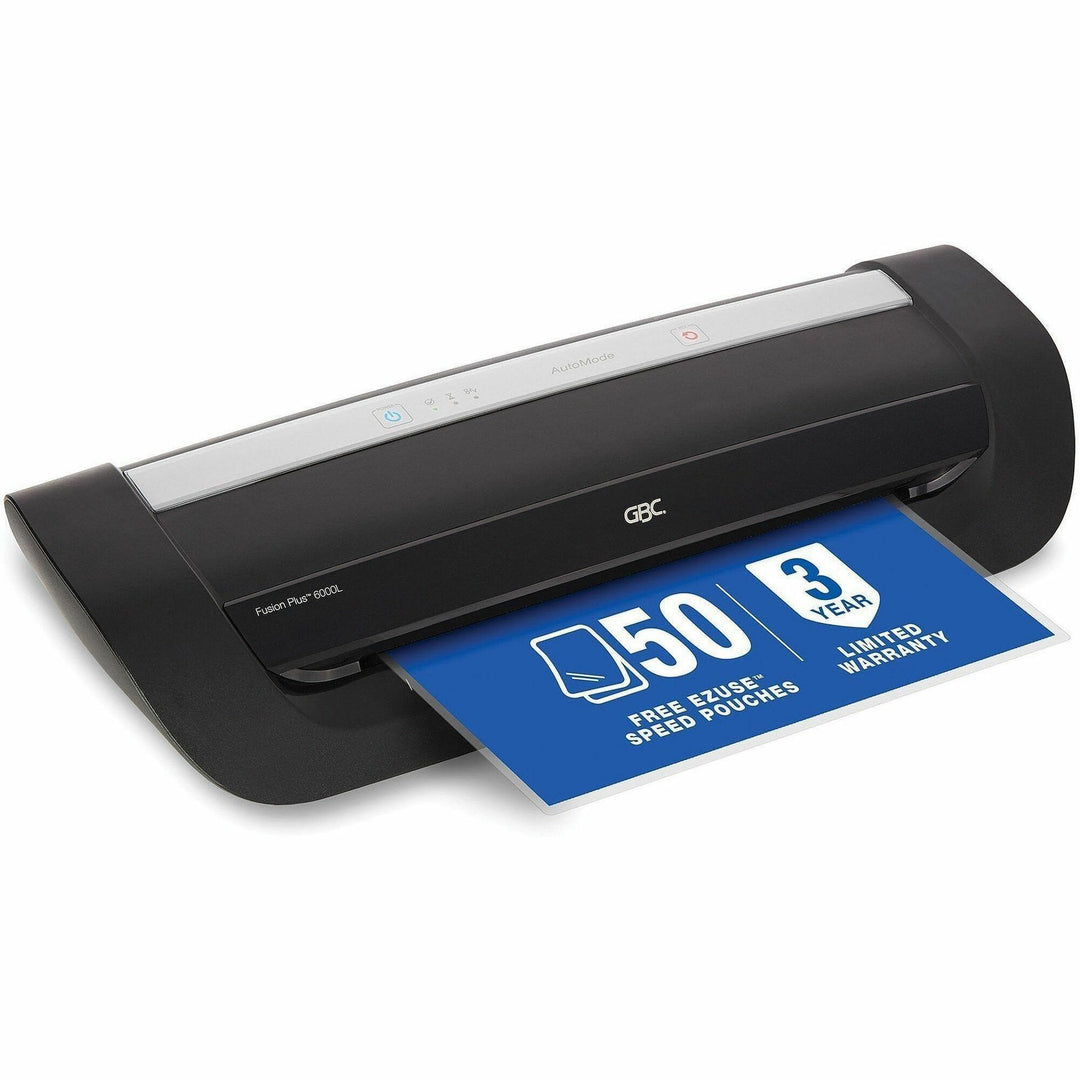 Image of GBC® Fusion Plus 6000l Thermal Pouch Laminator, Four Rollers, 12" Max Document Width, 10 Mil Max Document Thickness