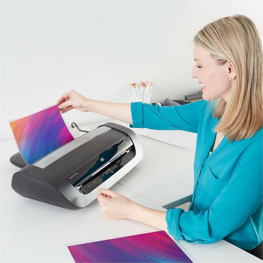 Image of GBC® Fusion Plus 6000l Thermal Pouch Laminator, Four Rollers, 12" Max Document Width, 10 Mil Max Document Thickness