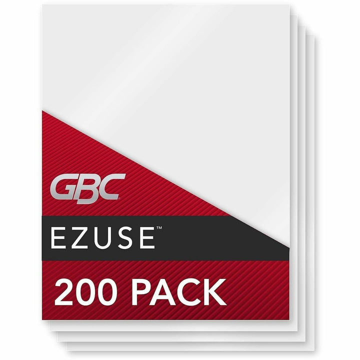 Image of GBC® Ezuse Thermal Laminating Pouches, 5 Mil, 9" X 11.5", Gloss Clear, 200/pack