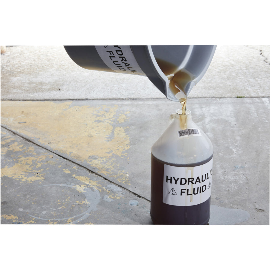 Image of Dymo 1933081 LabelWriter ID Label, 63/64" W x 3 1/2" Length, Rectangle, White, Polypropylene, 700 / Roll, 700 Total Label(s), 1 Each