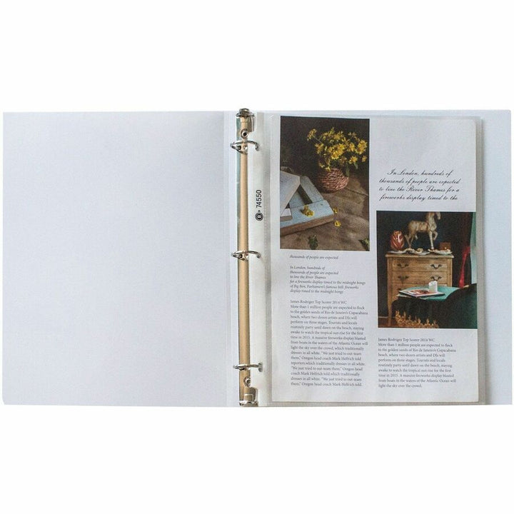 Image of Business Source Sheet Protectors,Top Load,3.2 mil,11"x8-1/2",100/BX,5/CT,CL